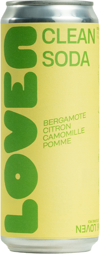 Loven Clean Soda - Citron / Bergamote / Pomme / Camomille